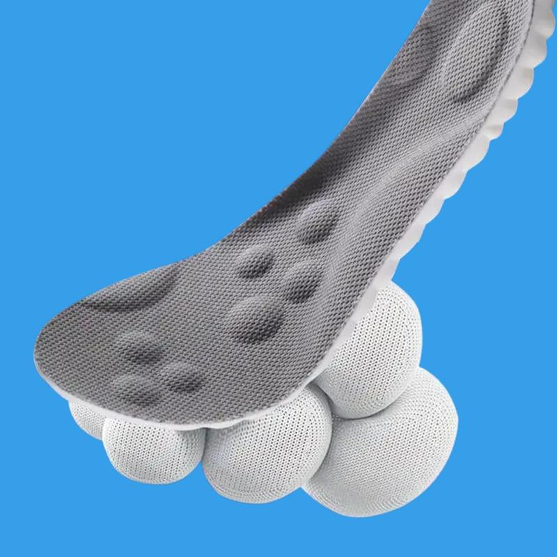 Soft Elastic Breathable Shoe Insoles, 1 Pair Comfortable Sports Insoles, Sweat Absorbent, Lightweight and Soft Insoles for Comfortable and Non Tiring Feet Christmas Gifts