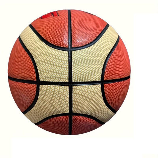 Size 7 Basketball, Indoor Outdoor Training Basketball, Wear-Resistant Leather Basketball with Soft Hand Feel for Adult Competition