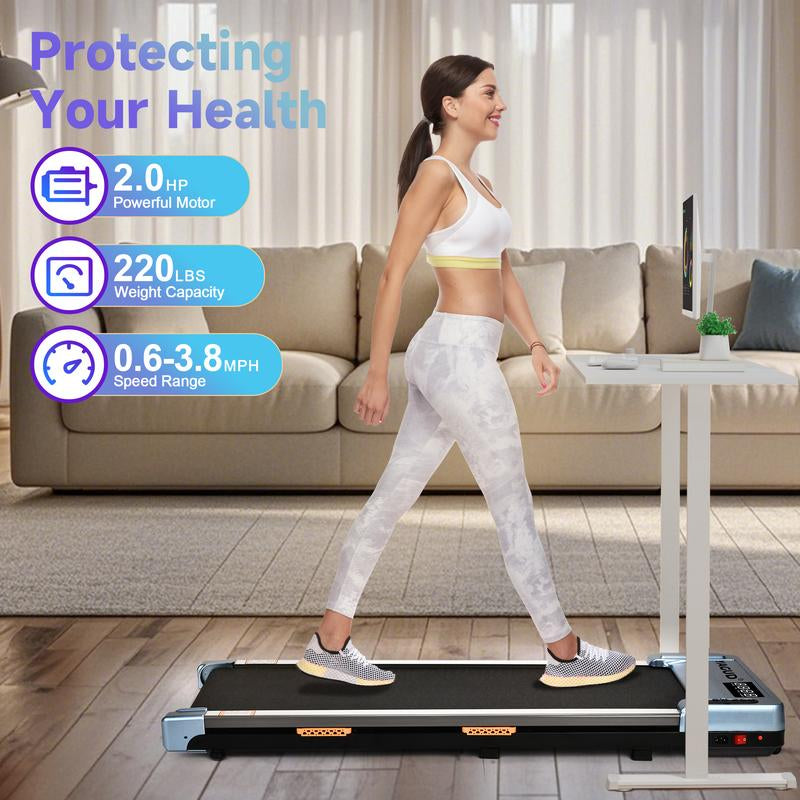 Yagud/Pro Size, under Desk Walking Mat Treadmill, Home/Office Walking Machine with Remote Control and LED Display