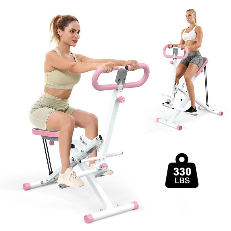 Squat Machine for Home, Assist Trainer for Glutes Workout Foldable with Resistance Bands,Easy Setup & Foldable,Glute & Leg Exercise Machine,330Lbs Weight Capacity.