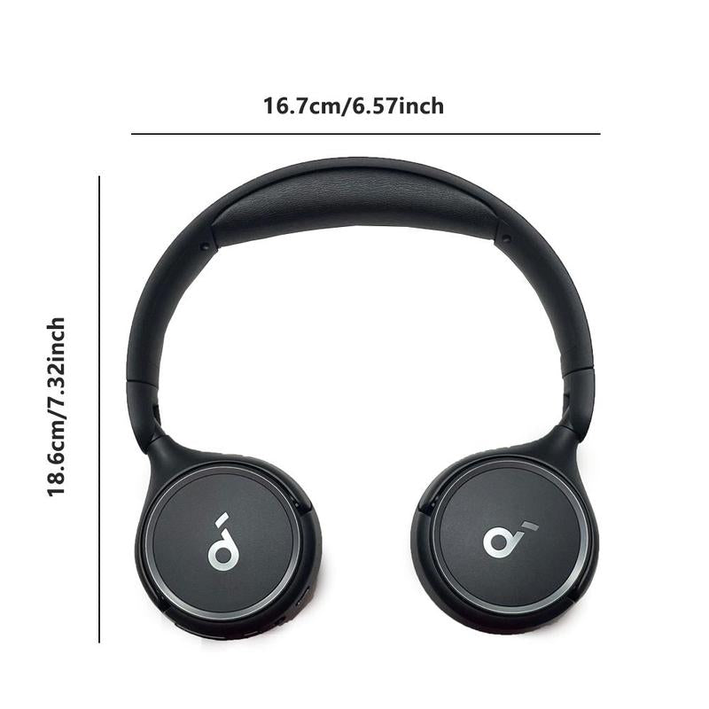 Soundcore Wireless Over-Ear Headphones, Wireless Bluetooth-Compatible Headset, Long Standby Music Earphones for Outdoor Sports, TV Watching, and Esports Games, Wireless Earphone