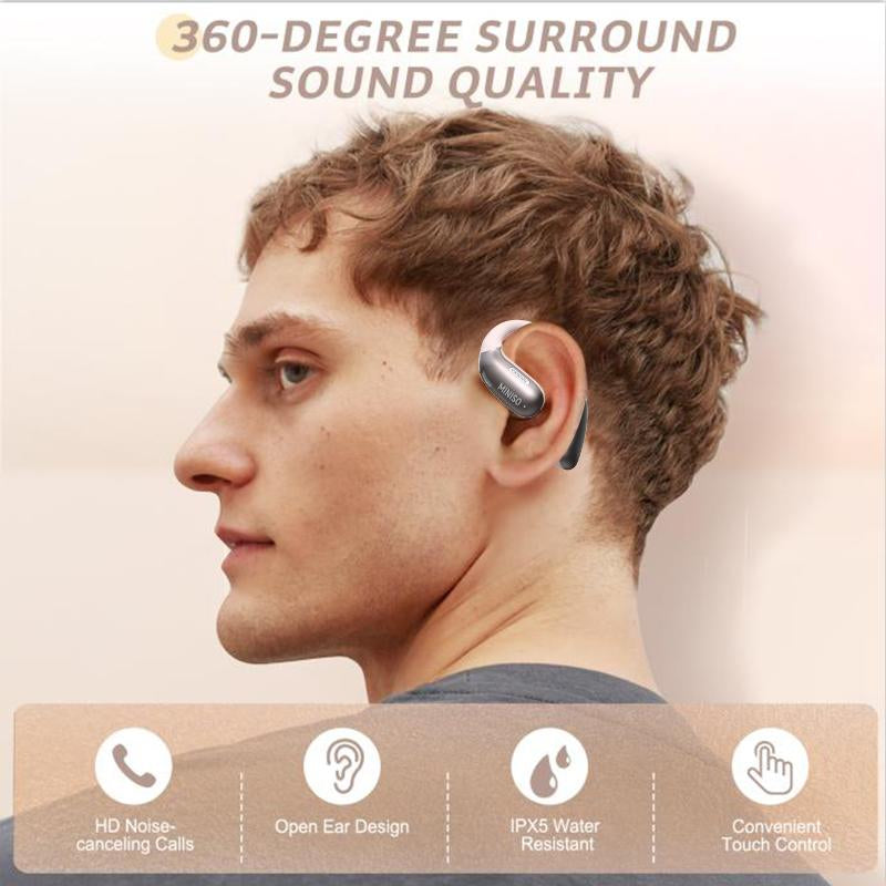 MINISO X28 OWS Open Ear Wireless Bluetooth Earbuds HIFI Sound Quality Sports Headphones IPX5 Waterproof with Microphone