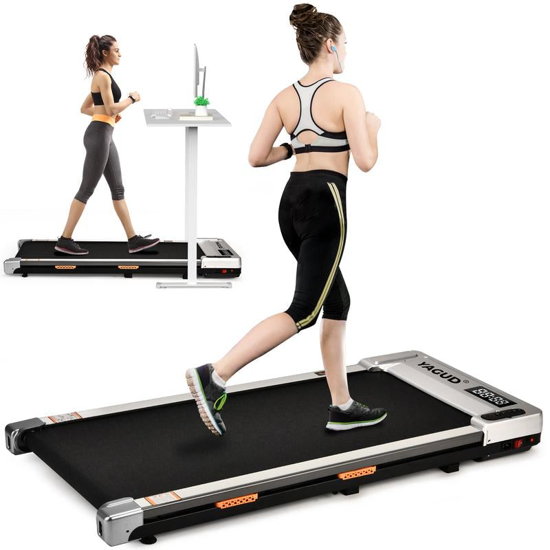 Yagud/Pro Size, under Desk Walking Mat Treadmill, Home/Office Walking Machine with Remote Control and LED Display