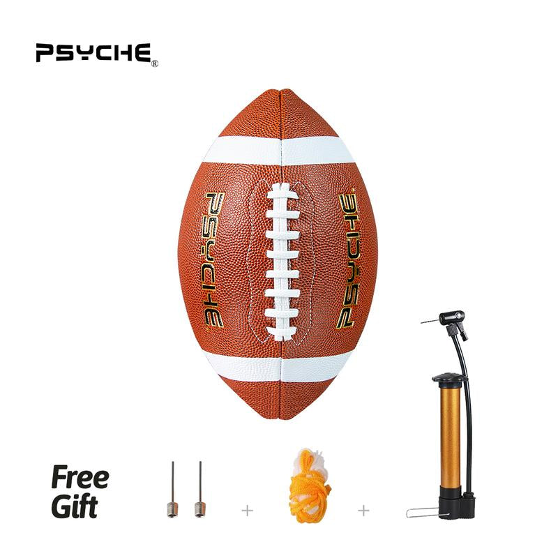 PSYCHE Standard American Rugby Ball Training Ball Glow in the Dark Rugby Ball for Night Games Backyard Rugby Football Game Training Ball