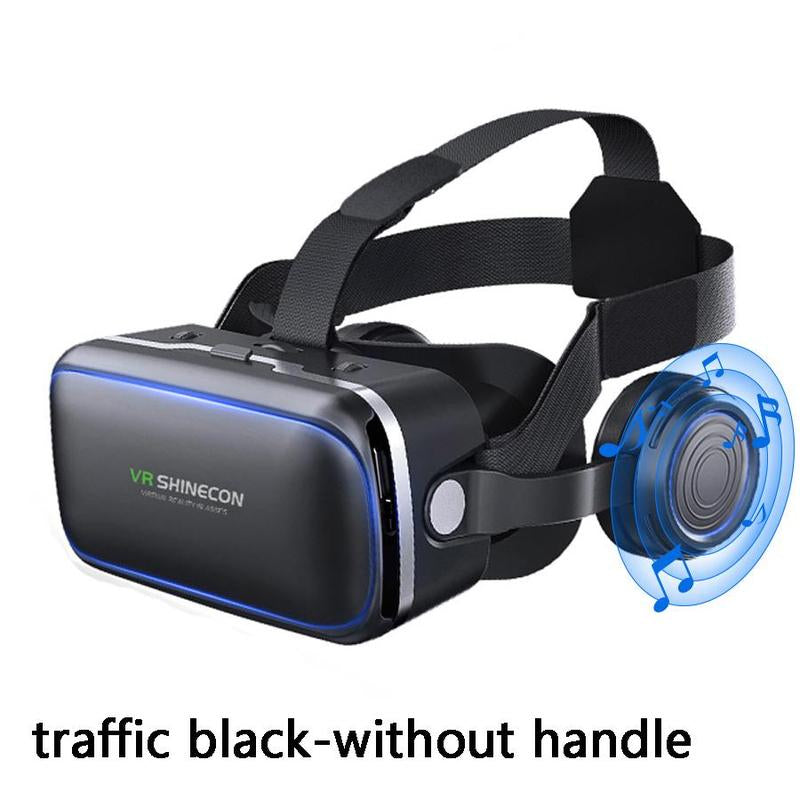 Multifunctional Virtual Reality Glasses, Head-Mounted Humanization Design 3D VR Glasses, VR Set for Gaming