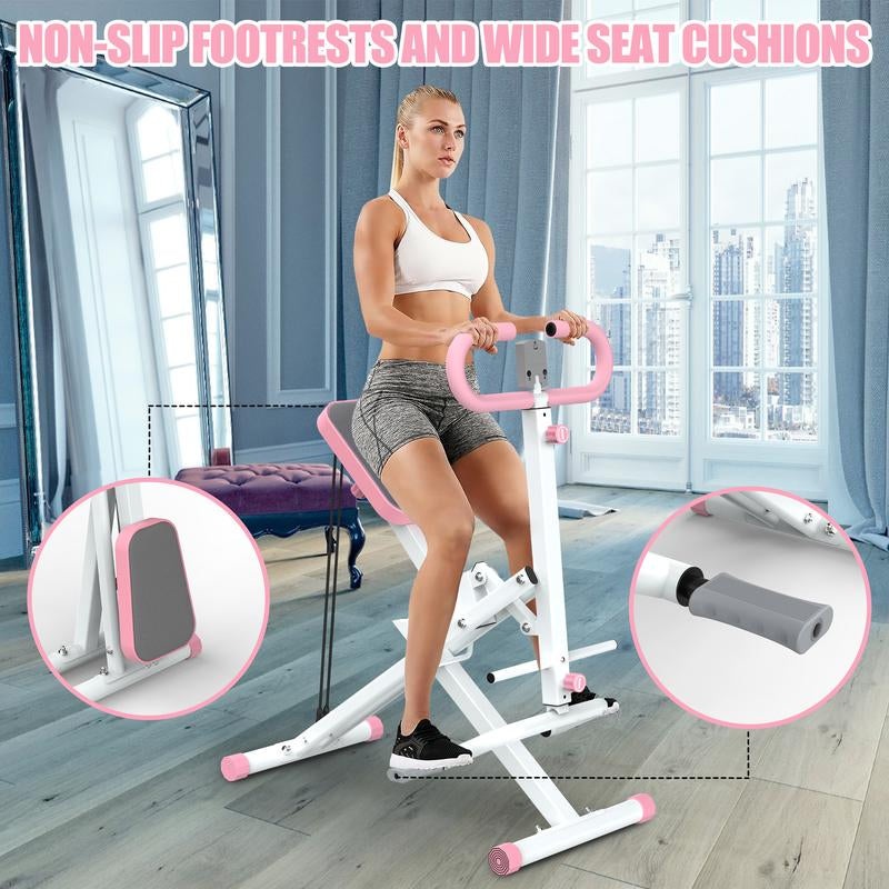 Squat Machine for Home, Assist Trainer for Glutes Workout Foldable with Resistance Bands,Easy Setup & Foldable,Glute & Leg Exercise Machine,330Lbs Weight Capacity.