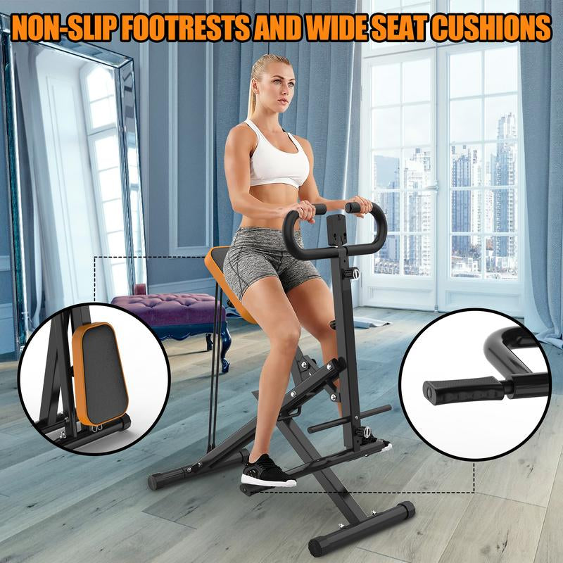 Squat Machine for Home, Assist Trainer for Glutes Workout Foldable with Resistance Bands,Easy Setup & Foldable,Glute & Leg Exercise Machine,330Lbs Weight Capacity.