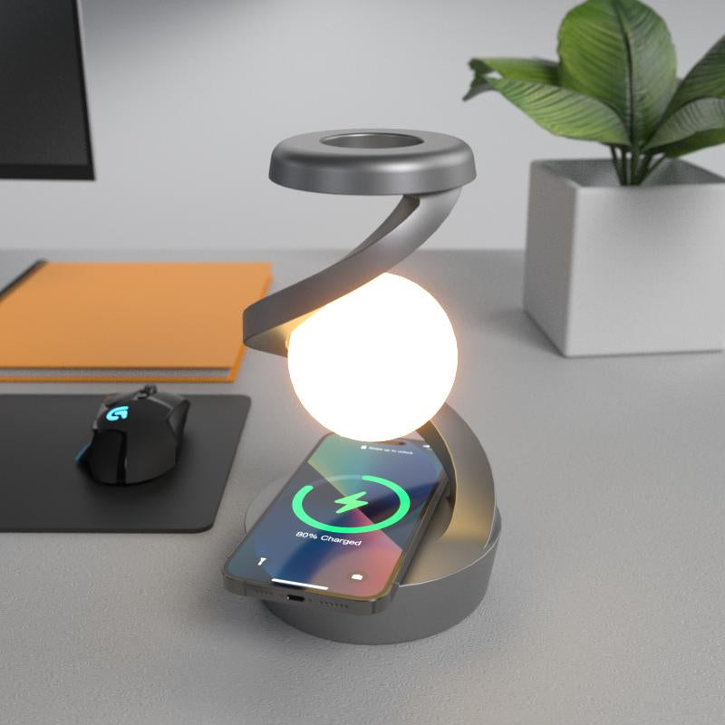 Floating Lamp Wireless Lamp Wireless Charging Desk Led Night Light Table Lamp Ideal Gift