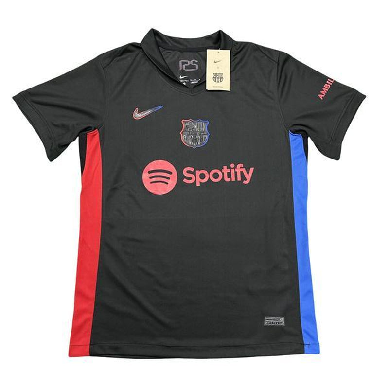 NIKE 2425 FC Barcelona Home Red and Blue Short Sleeve Top Vintage 125Th Anniversary Special Edition Soccer Jerseys Quick Drying